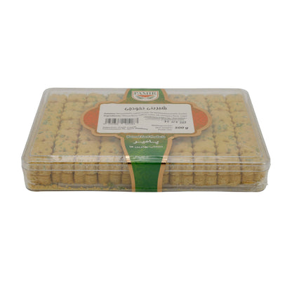 Gebäck Pamir | Shirini Nokhodchi | Mit Safran | 500g