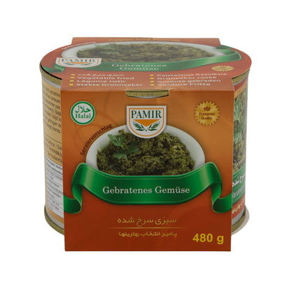 Fried Vegetables Pamir | Spicy | Halal | 480 g Can