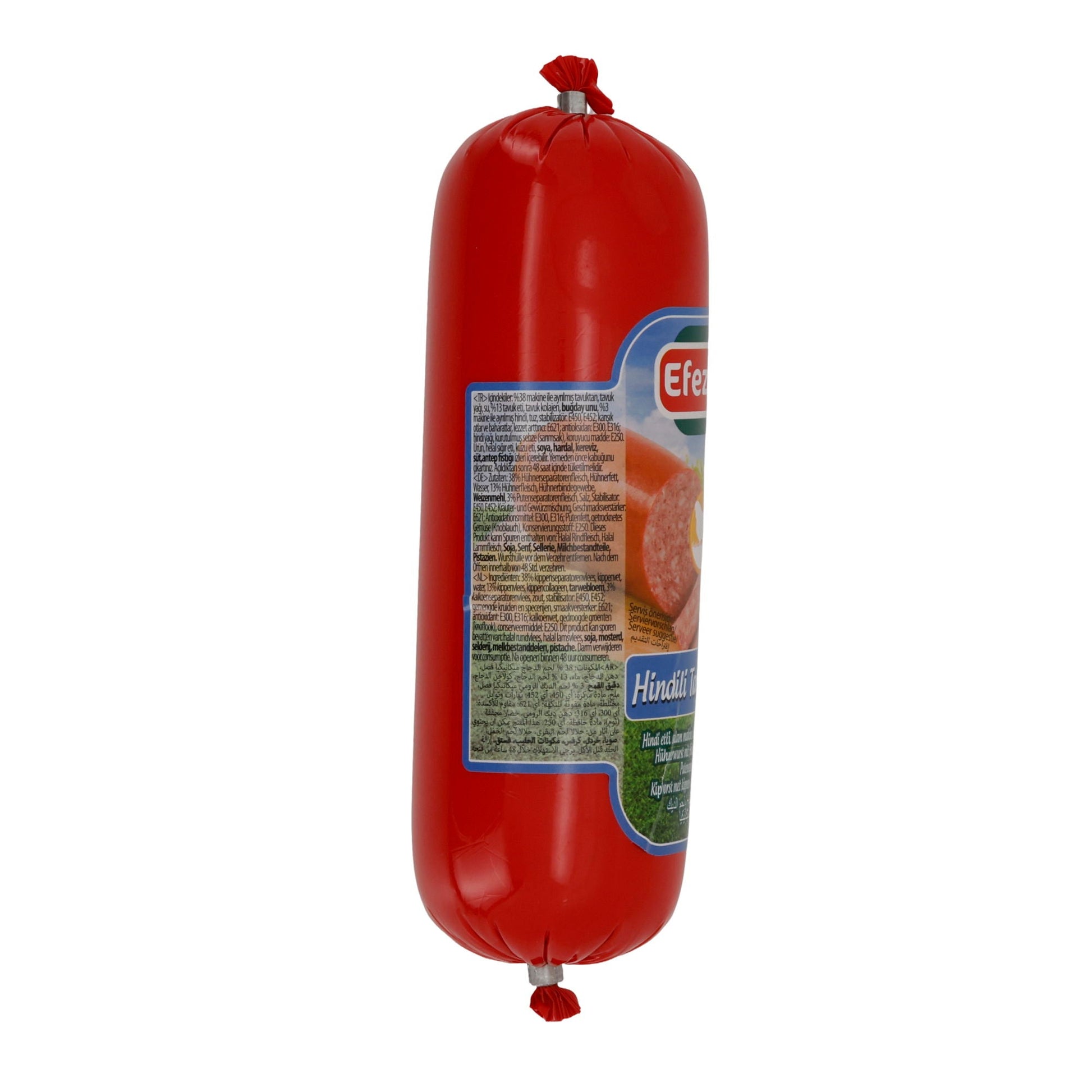 Geflügelsalami Efezade Hindili Tavuk Salam | Salam | Halal, aus Pute & Hähnchen | 400 g Rolle - Taste Your World