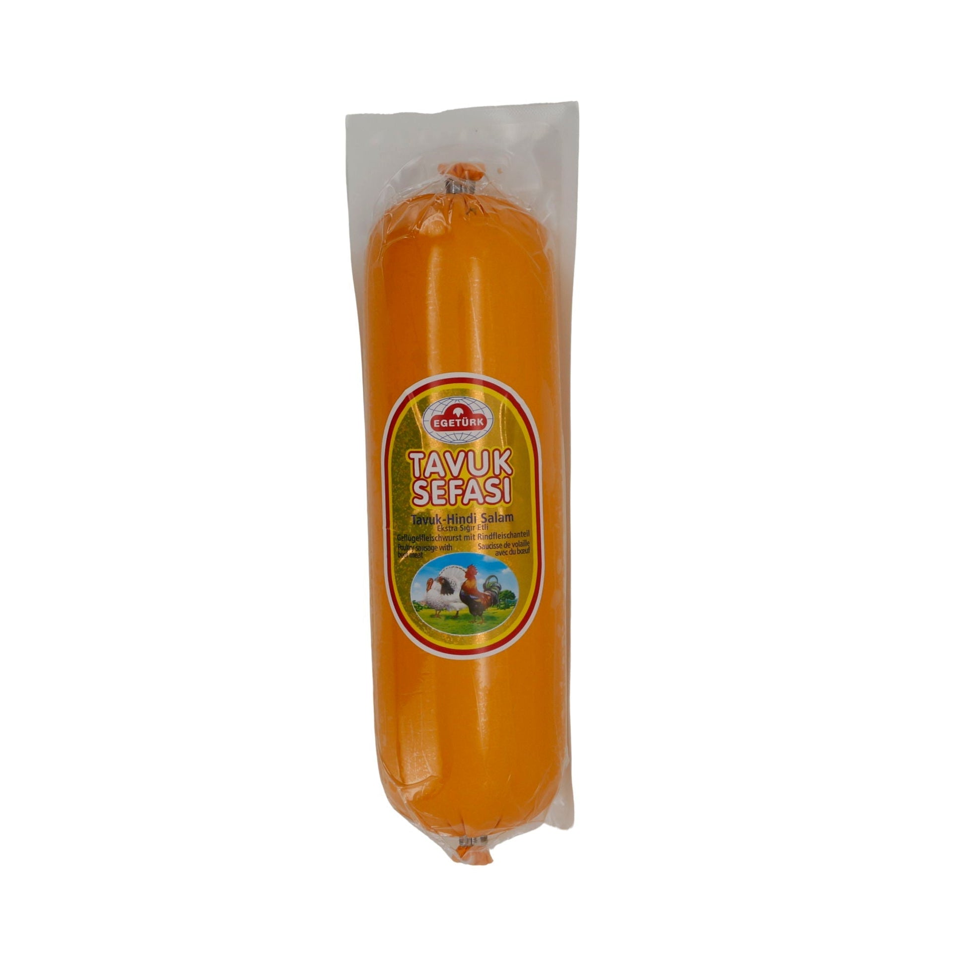 Geflügelsalami Egetürk | Tavuk Sefasi | Aus Truthahn & Hähnchen, halal-zertifiziert | 500g EGETUERK