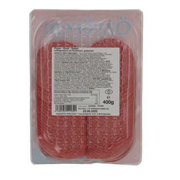 Geflügelsalami Özyörem Hindi Dilim Salami | Geräuchert | Mit Rindfleisch | 400 g OEZYOEREM
