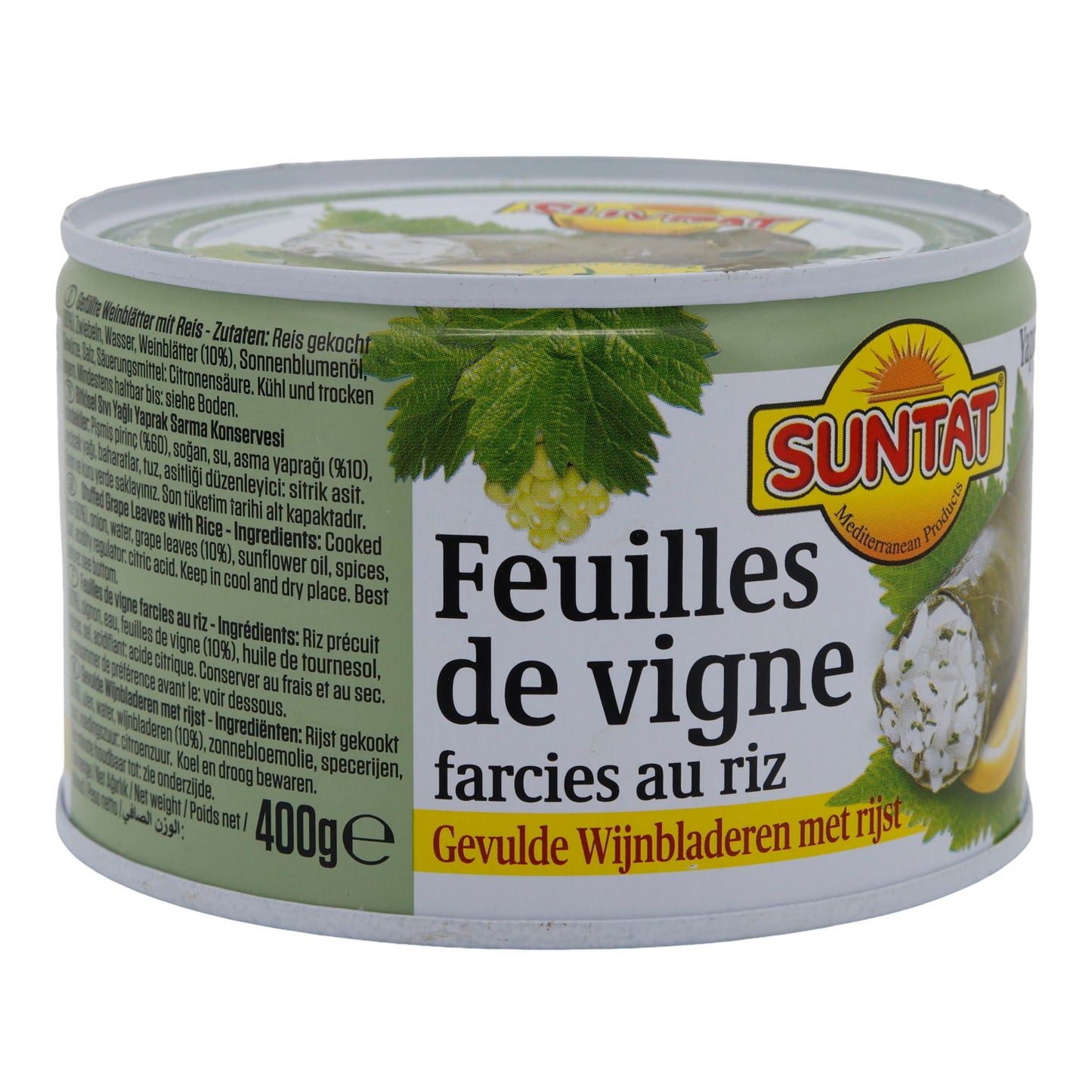 Foglie di vite ripiene Suntat | Con riso | Yaprak Sarma, pronte da servire | 400 g