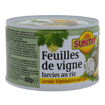 Foglie di vite ripiene Suntat | Con riso | Yaprak Sarma, pronte da servire | 400 g