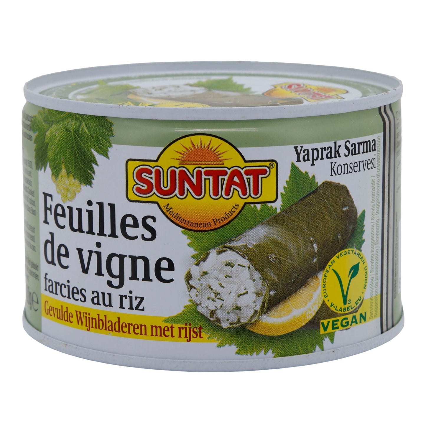 Foglie di vite ripiene Suntat | Con riso | Yaprak Sarma, pronte da servire | 400 g