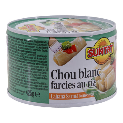 Foglie di cavolo bianco ripiene Suntat | Verdure | Lahana Sarma Konservesi | 425 g