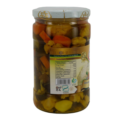 Gemischtes Gemüse 1&1 | Mixed Pickled Vegetables | Aromatisch eingelegt | 640 g