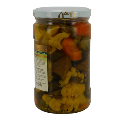 Gemischtes Gemüse 1&1 | Mixed Pickled Vegetables | Aromatisch eingelegt | 640 g