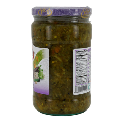 Vegetable Mix 1&1 Lit'teh Pickle | Pickled | with Herbs | 640 g Jar
