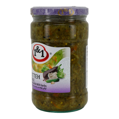 Vegetable Mix 1&1 Lit'teh Pickle | Pickled | with Herbs | 640 g Jar