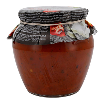 Gemüsepaste Natura | Lutenica | Würzig, Balkan - Art | 550 g Glas - Taste Your World