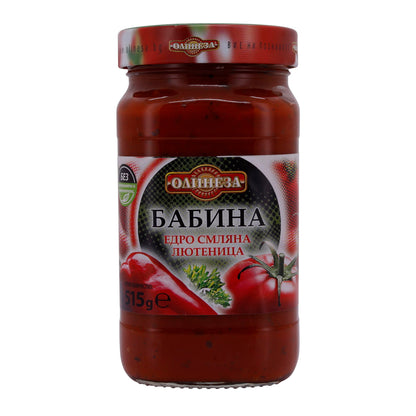 Groentebereiding Olinesa | Ljutenitza | Traditioneel, Oma’s Recept | 515 g Glas