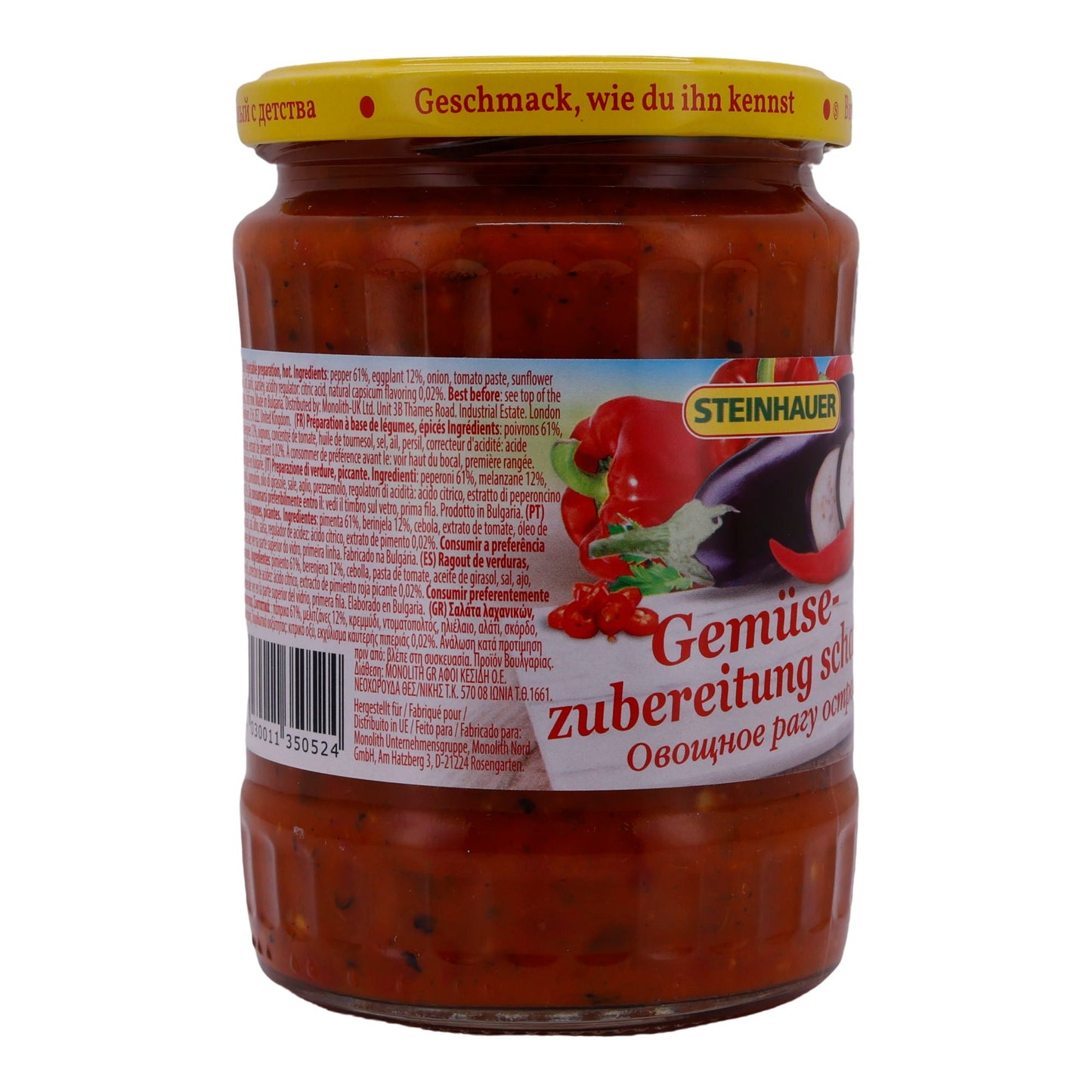 Gemüsezubereitung Steinhauer | Gemüse | Scharf | 550 g