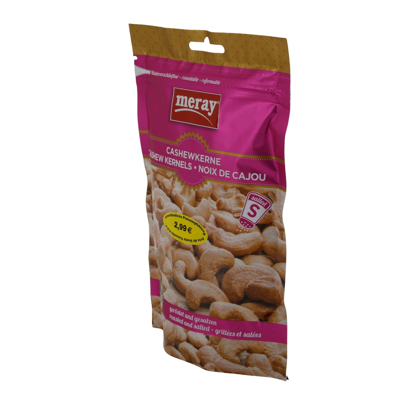 Geröstete und gesalzene Cashewkerne Meray | Nüsse | 150 g