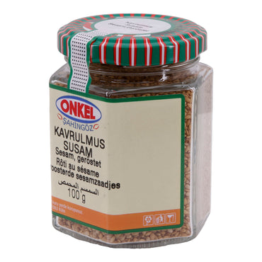 Gerösteter Sesam Onkel Şahingöz | Sesam | aromatisch im Glas | 100 g - Taste Your World
