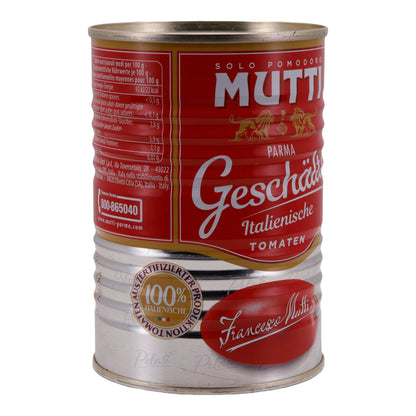 Geschilde tomaten Mutti | Zonrijp | Authentieke smaak uit Italië | 400 g