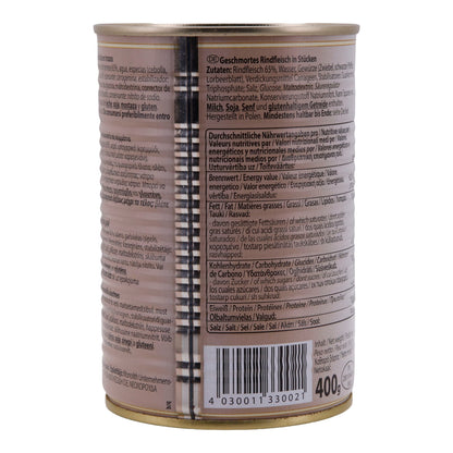 Gestoofd rundvlees merk nr.1 | Gestoofd rundvlees | In stukken, mals & sappig | 400 g