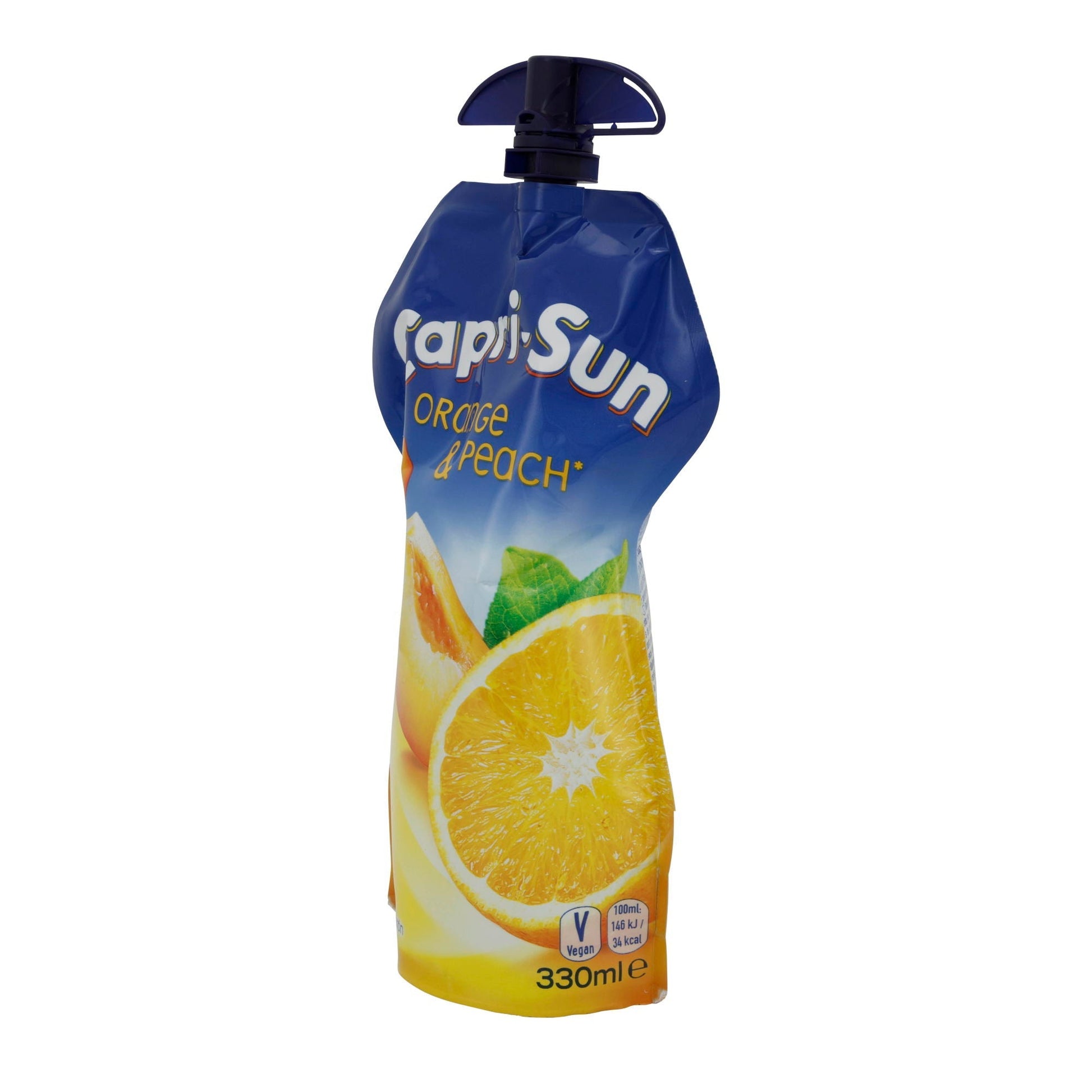 Getränk Capri-Sun | Orange & Peach | Fruchtiger Durstlöscher, Trinkbeutel | 330 ml CAPRI-SONNE