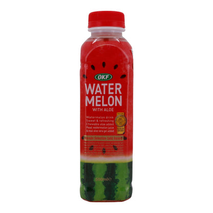 Drank OKF | Watermeloen met Aloe | Verfrissend drankje met watermeloen en aloë vera | 500 ml