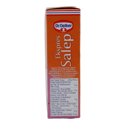 Polvere per bevande Dr. Oetker | Ekspres Salep | Miscela di polveri per bevande aromatizzate alla cannella | 4 x 13,5 g