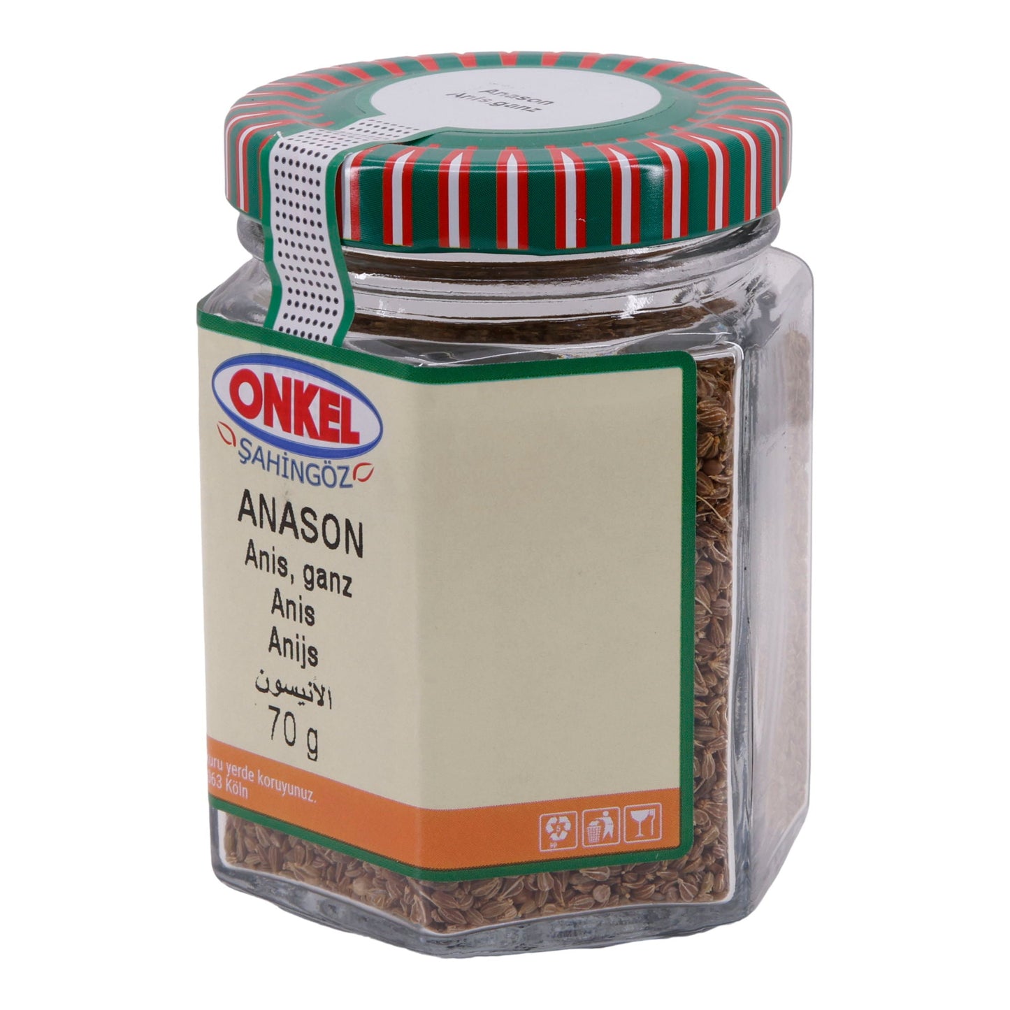 Gewürz Onkel Şahingöz Anason | Anis ganz | 70 g