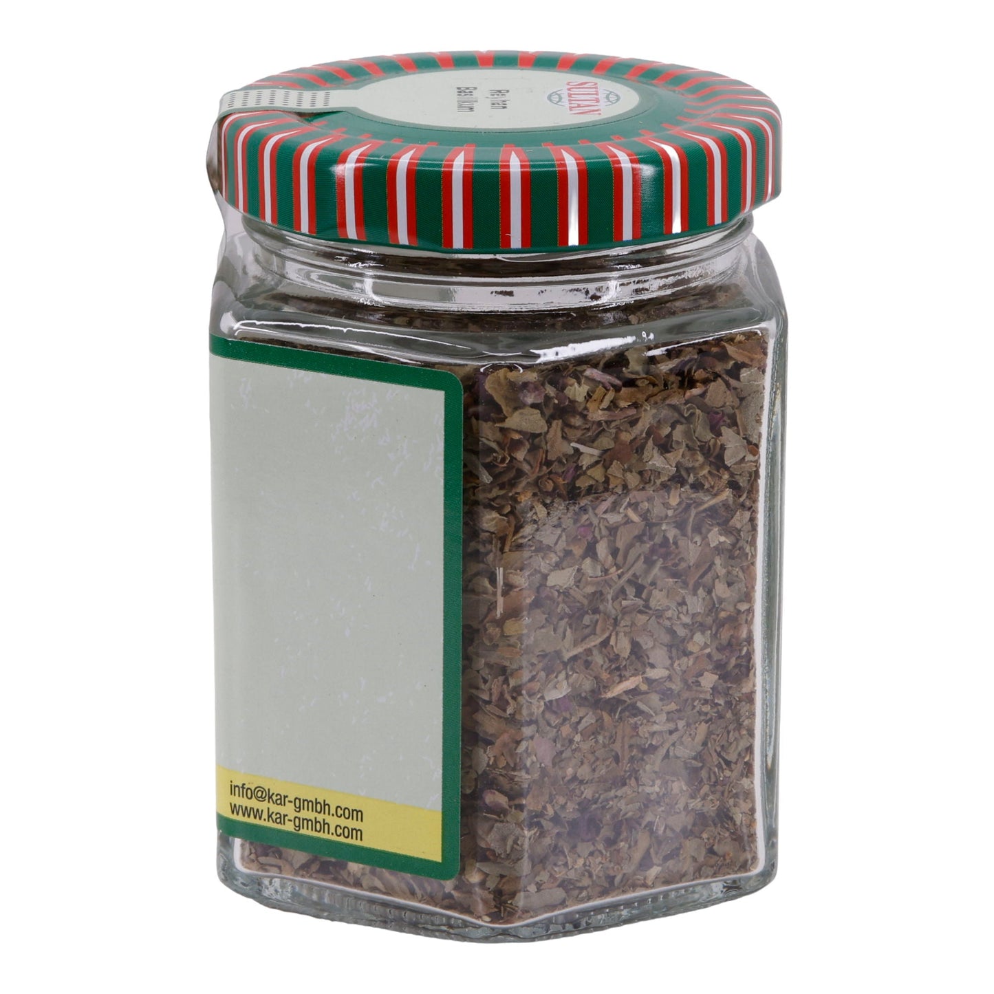 Sultan Basil - Dried Basil, 25 g glass 