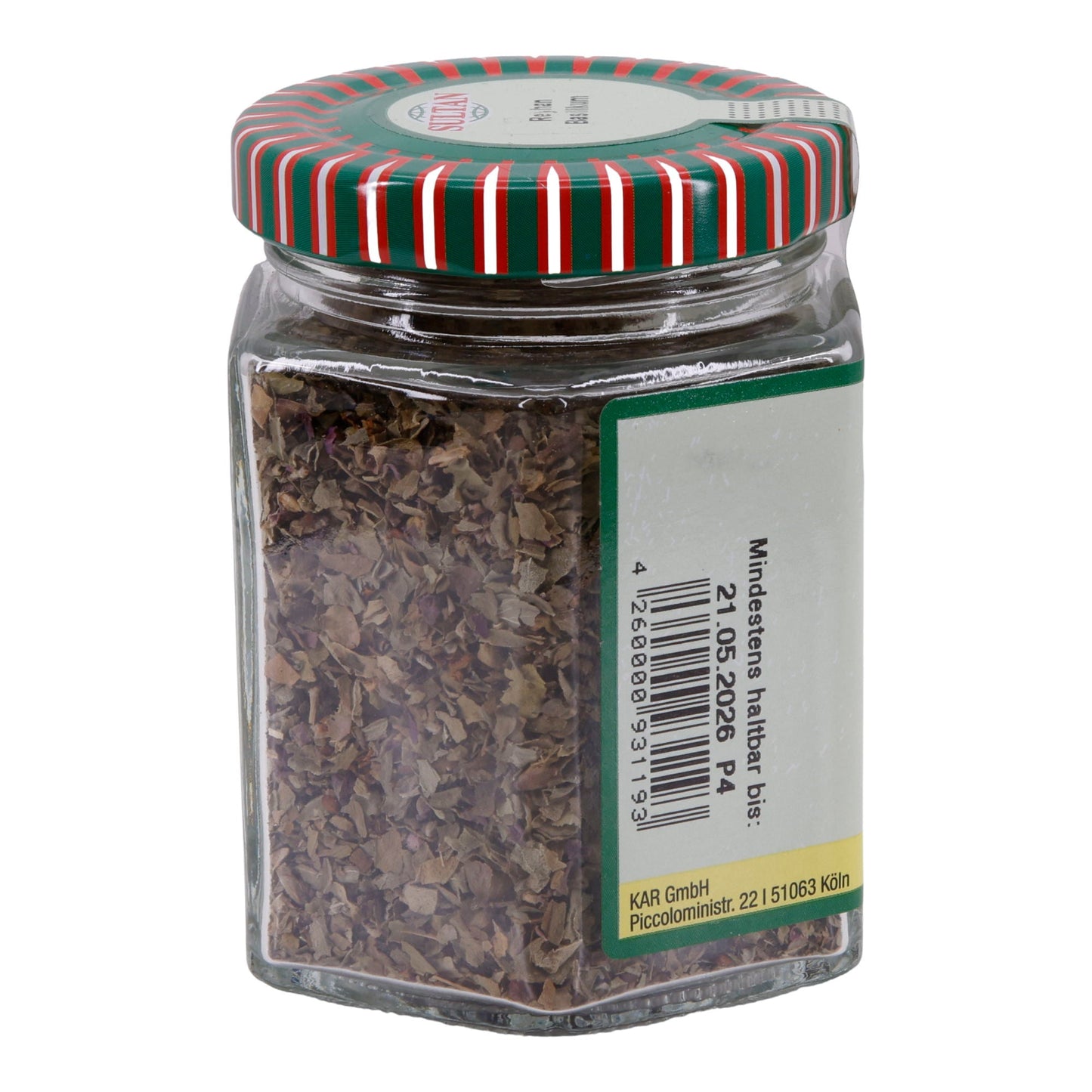 Sultan Basil - Dried Basil, 25 g glass 