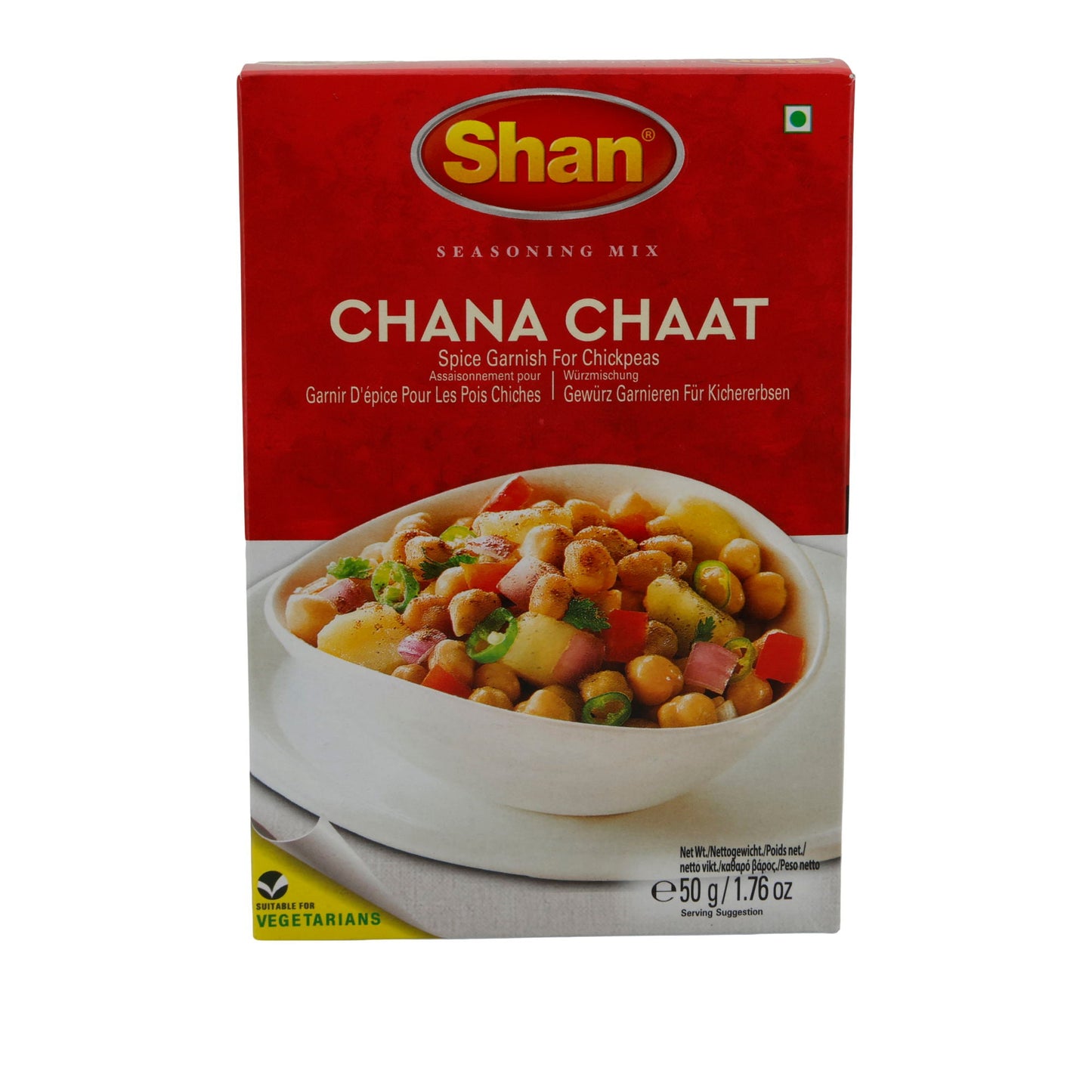 Kruidenmix Shan | Chana Chaat | Voor Kikkererwtensalade | 50 g