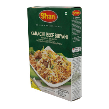 Kruidenmix Shan | Karachi Rundvlees Biryani | Pittig, scherp voor rundvlees Biryani | 60 g