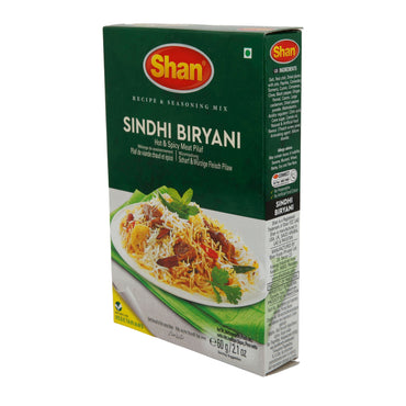 Kruidenmix Shan | Sindhi Biryani | Pittige & Heet Vlees Pilaf | 60 g