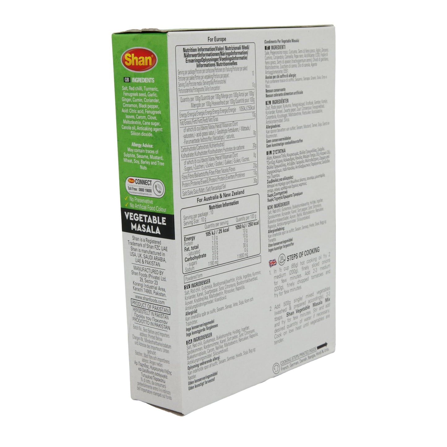 Gewürzmischung Shan | Groentemasala | Voor kruidige groentecurry | 100 g