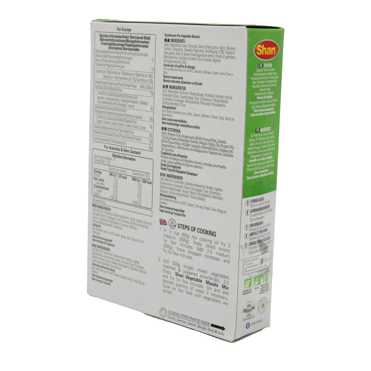 Gewürzmischung Shan | Groentemasala | Voor kruidige groentecurry | 100 g