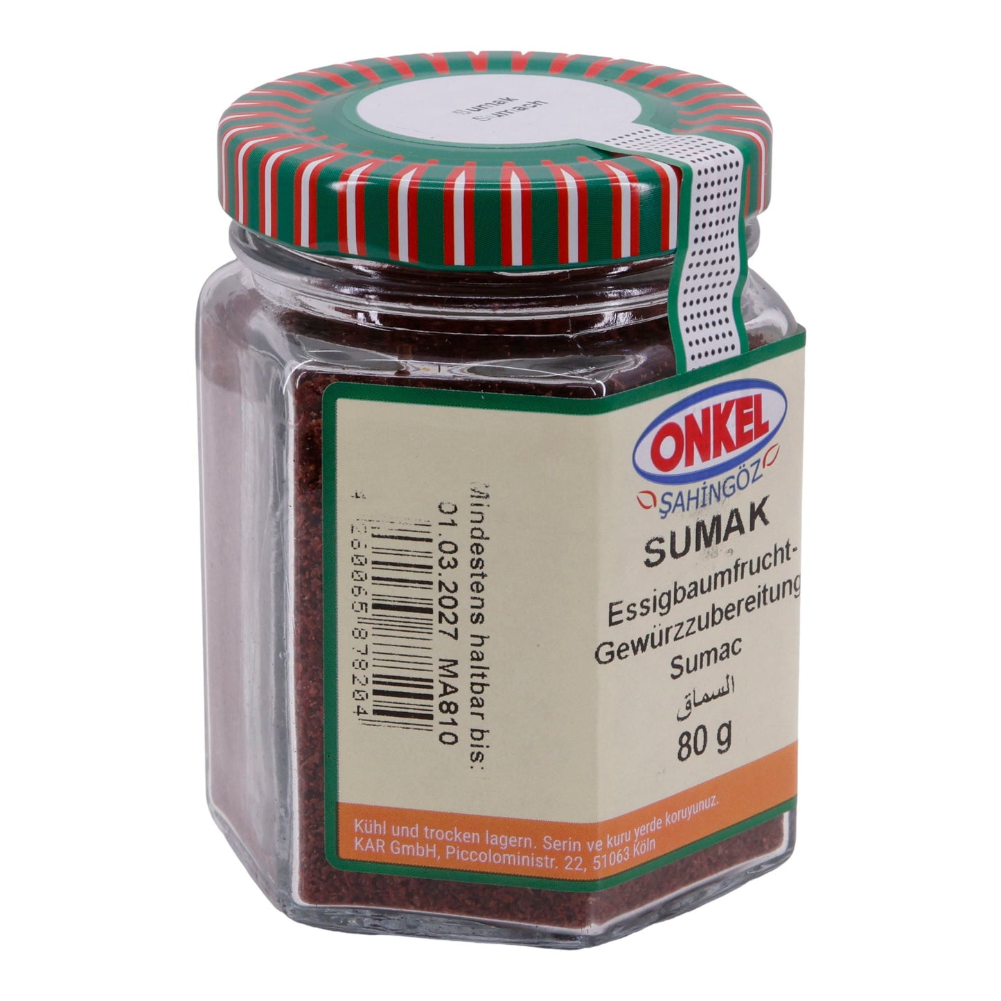 Preparato di spezie Onkel Şahingöz Sumac | Frutto di albero di aceto | 80 g