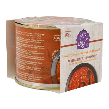 Gilani Auberginenfüllung Eintopf | Gelbe Erbsen & Auberginen | 460 g | Iran Espido