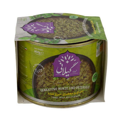 Gilani Gebratene Minze & Petersilie | Verzehrfertig | 100 % Natur | 460 g Dose Espido