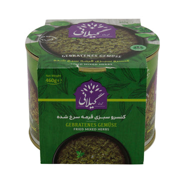 Gilani Gebratenes Gemüse | Kräuter für Ghormeh Sabzi | Verzehrfertig | 460 g Espido