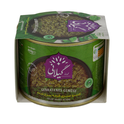 Gilani Gebratenes Gemüse | Kräuter für Ghormeh Sabzi | Verzehrfertig | 460 g