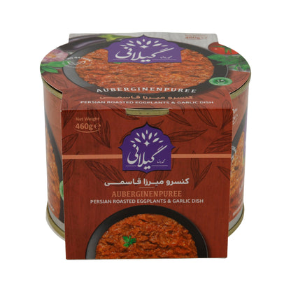 Gilani Mirza Ghasemi | Auberginenpüree mit Tomate & Knoblauch | Verzehrfertig | 460 g