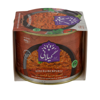 Gilani Mirza Ghasemi | Auberginenpüree mit Tomate & Knoblauch | Verzehrfertig | 460 g - Taste Your World