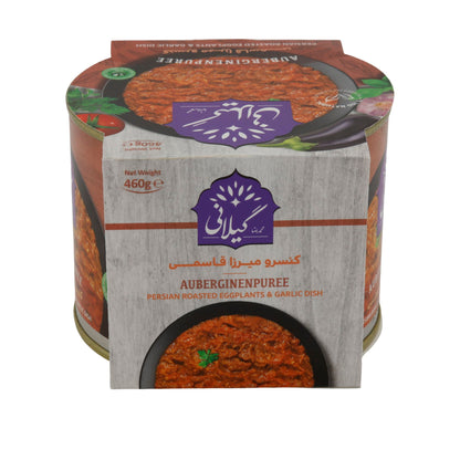 Gilani Mirza Ghasemi | Auberginenpüree mit Tomate & Knoblauch | Verzehrfertig | 460 g