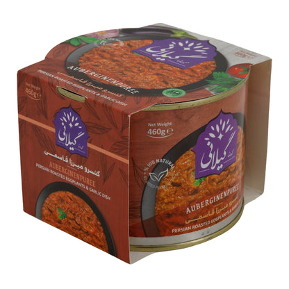 Gilani Mirza Ghasemi | Auberginenpüree mit Tomate & Knoblauch | Verzehrfertig | 460 g