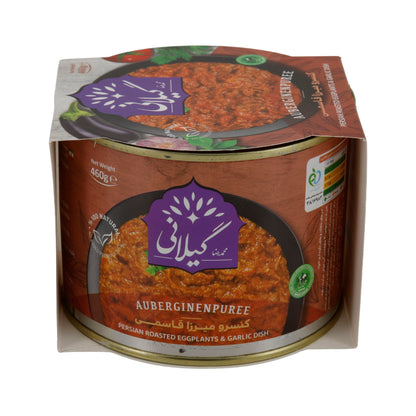 Gilani Mirza Ghasemi | Auberginenpüree mit Tomate & Knoblauch | Verzehrfertig | 460 g
