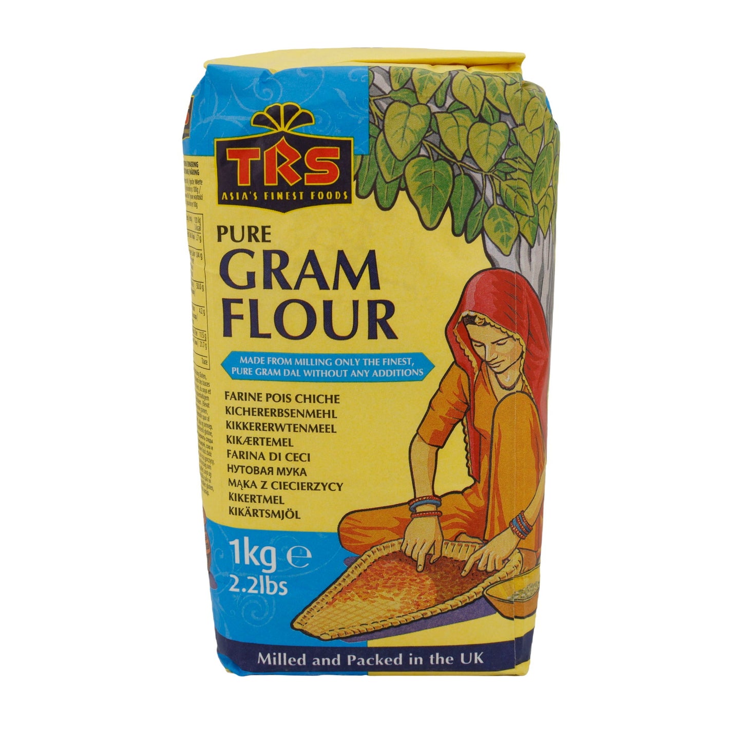 Grammehl TRS | Meel | Fijn gemalen kikkererwtenmeel | 1kg