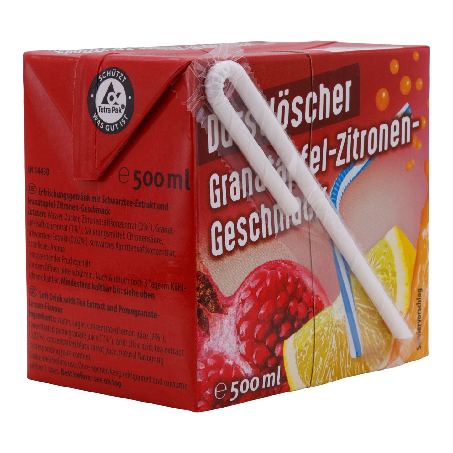 Granatapfel - Zitrone Durstlöscher | Getränk | | 500 ml - Taste Your World