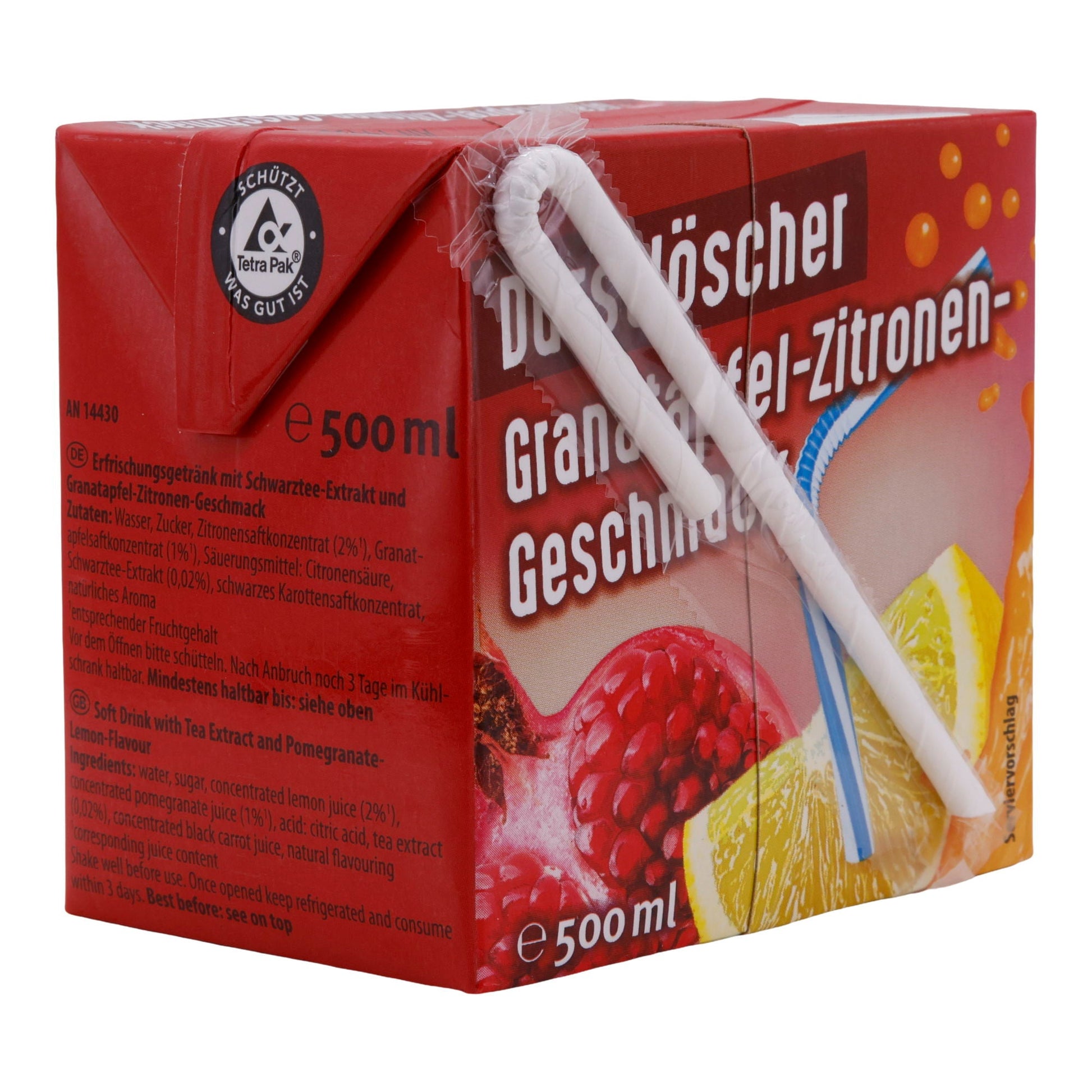 Granatapfel - Zitrone Durstlöscher | Getränk | | 500 ml - Taste Your World