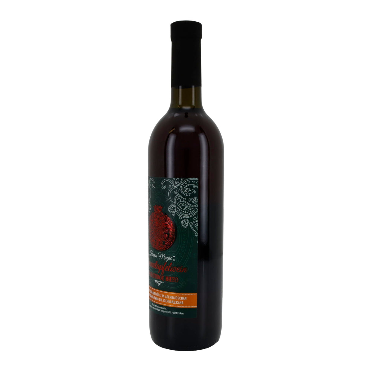 Granatapfelwein Baku Magic | Fruchtwein | aus Aserbaidschan | 0,75 l Flasche Baku Magic