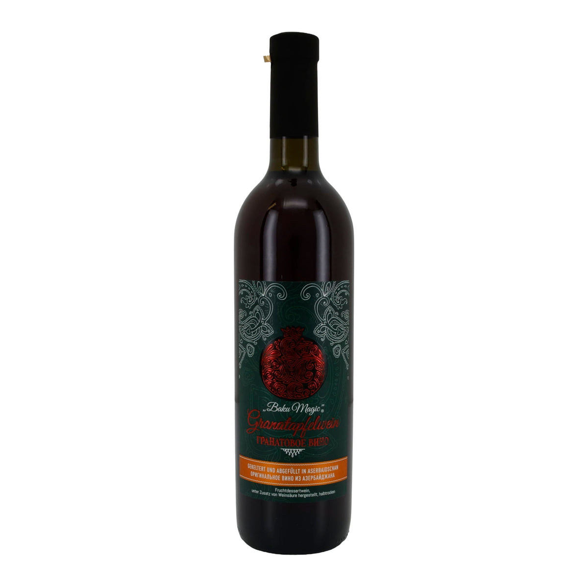 Granatapfelwein Baku Magic | Fruchtwein | aus Aserbaidschan | 0,75 l Flasche Baku Magic