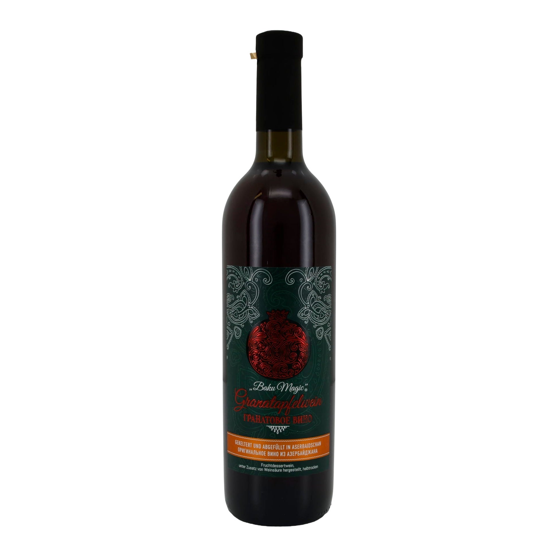 Granatapfelwein Baku Magic | Fruchtwein | aus Aserbaidschan | 0,75 l Flasche Baku Magic