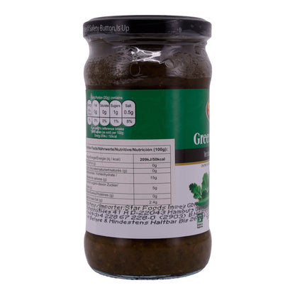 Green Chutney Shan | Würziges Chutney | Mit frischen Kräutern | 315 g