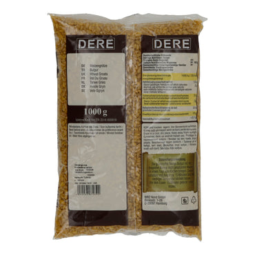 Grobe Weizengrütze Dere Bulgur grob | Traditionelle Weizengrütze für orientalischen & mediterranen Genuss | 1000 g - Taste Your World