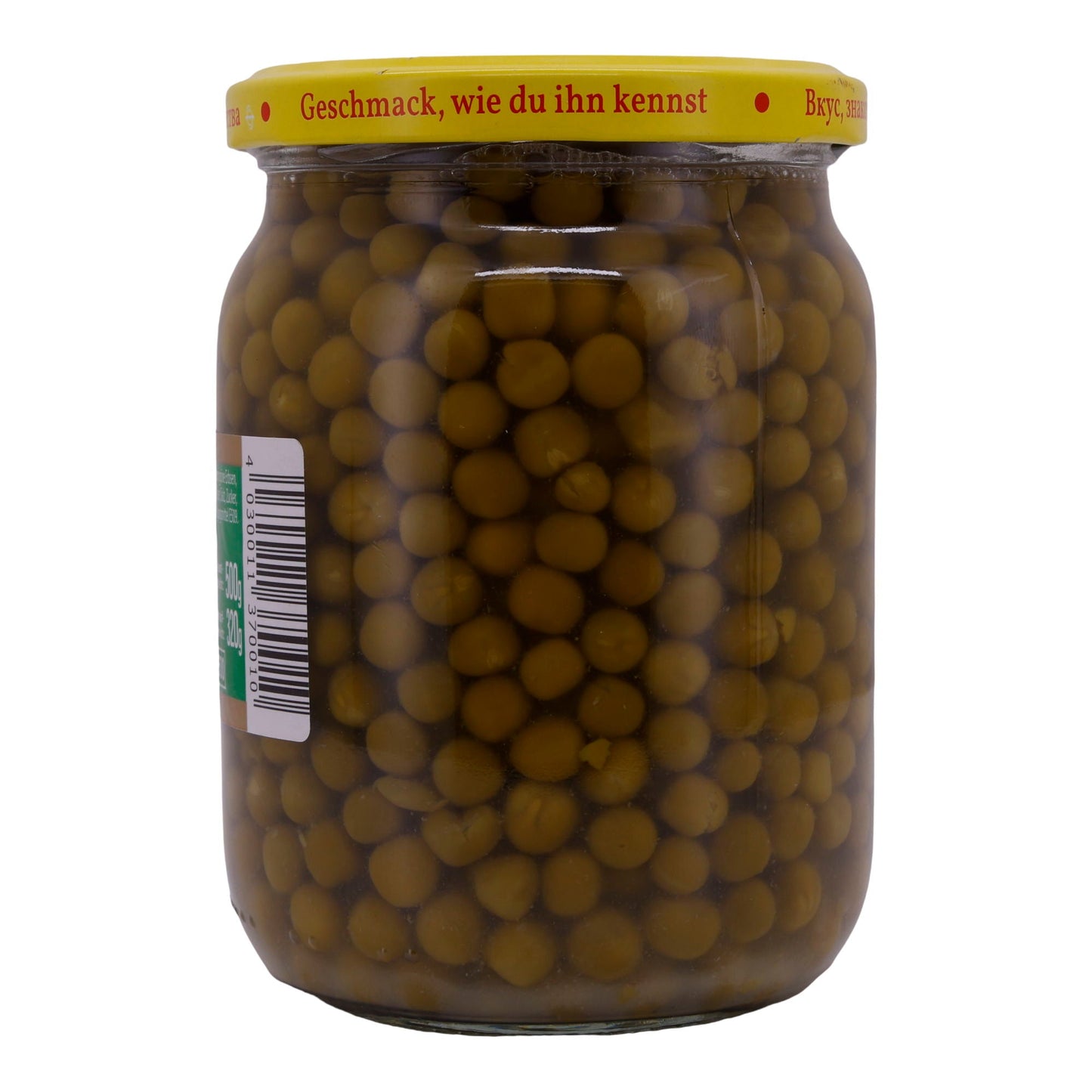 Pois verts Steinhauer | Fin | Goût naturel, emballage en verre de haute qualité | 500 g